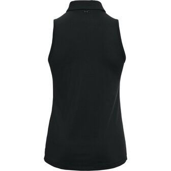 Under Armour Zinger Sleeveless Polo Black