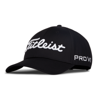 Titleist Tour Performance Cap Black White