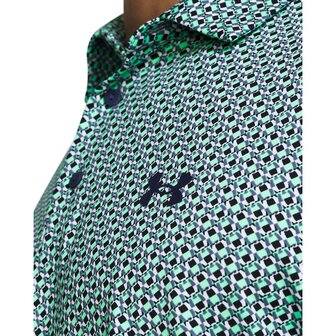 Under Armour Playoff Golfpolo 3.0 Printed-Links Starlight 