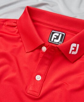 Golfpolo Heren Footjoy Colour Theory Rood Wit Blauw