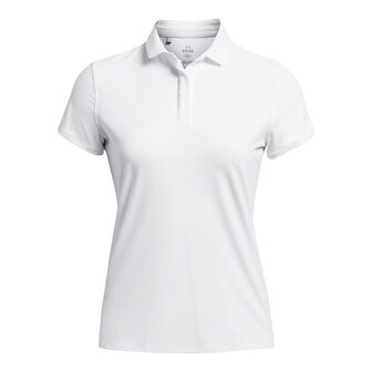 Dames Golfpolo Under Armour Iso-Chill SS Wit