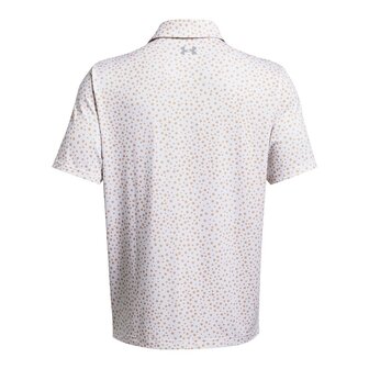 Under Armour Playoff Golfpolo 3.0 Printed- Polo-Tudor Rose White