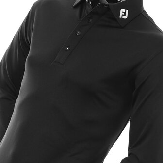 Footjoy Thermolite Golf Longsleeve Polo Zwart