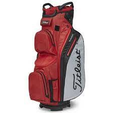 Cartbag Titleist Cart 14 StaDry Red Grey Black | 2023