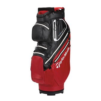 Taylormade TM23 Cartbag Storm Dry Waterproof Rood Zwart