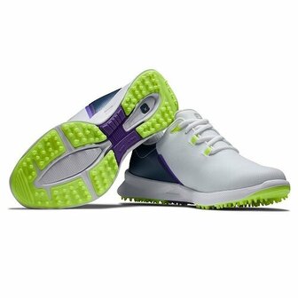 Golfschoenen Dames Footjoy Fuel Sport Wit Blauw Lime