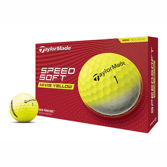 Golfballen Taylormade Speed Soft Geel