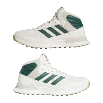 Chaussure de golf Adidas S2G Sl Mid pour Unisex  Blanc cass&eacute; Vert