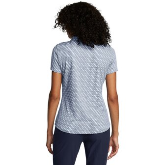 Polo Femme Imprim&eacute; Under Armour Playoff 3.0 Nimbus Bleu