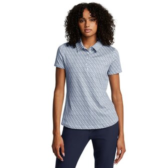 Polo Femme Imprim&eacute; Under Armour Playoff 3.0 Nimbus Bleu