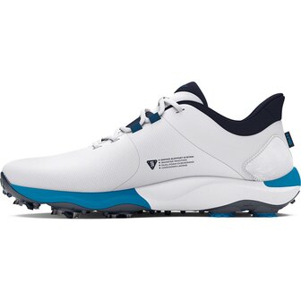 Golfschoenen Heren Under Armour Drive Pro Wide Wit