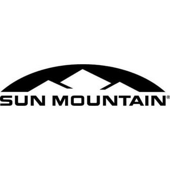 Sun Mountain H2NO Dual Canopy Golf Paraplu Zwart Charcoal