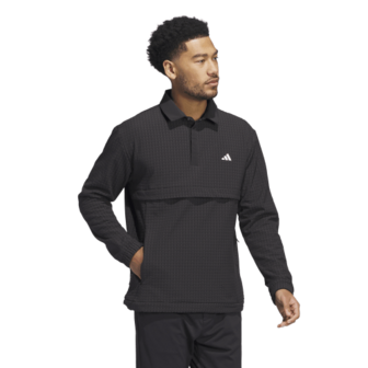 Adidas golfpullover Heren Zwart