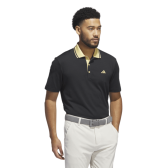 Adidas Polo de golf U365T TK pour homme Noir