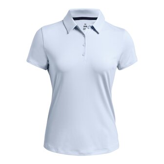 Under Armour Playoff Dames Polo Lichtblauw