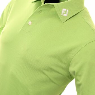 Footjoy Stretch Pique Polo Shirt Lime