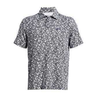 Under Armour Playoff Golfpolo 3.0 Printed- Polo-Bear Botanic Navy