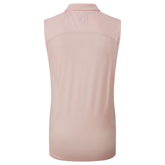 Footjoy Mesch Back Lisle Mouwloze Polo Pink