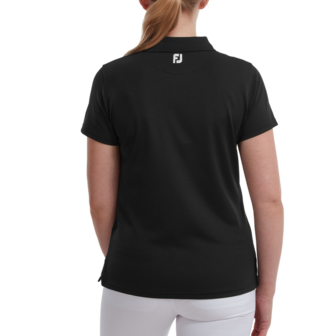 Footjoy Stretch Pique Dames Polo Shirt Zwart