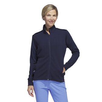 Adidas Full Zip Dames Golfvest Navy