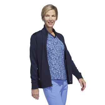 Adidas Full Zip Dames Golfvest Navy