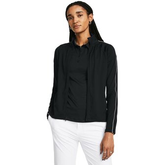 Dames Midlayer Under Armour FZ Zwart