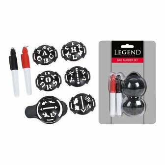 Legend Ball Marker Set Deluxe