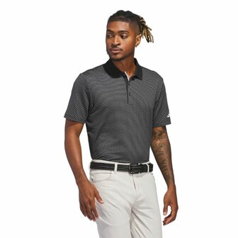 Adidas Heren Golfpolo BTC TXR Zwart