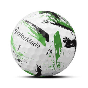 Golfballen Taylormade Speed Soft Ink Wit Lime