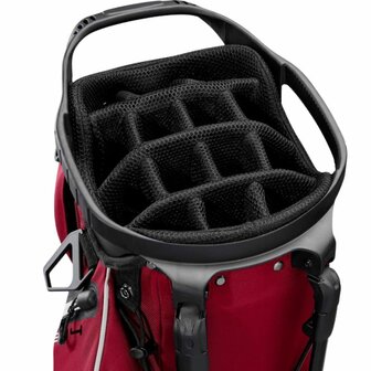 Wilson Staff Talus 14-Vaks Standbag Rood Wit