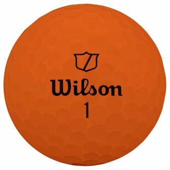 Wilson Staff Duo Soft Golfballen Oranje 2025