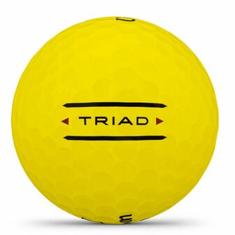 Wilson Staff Triad 3-delig Golfballen Geel