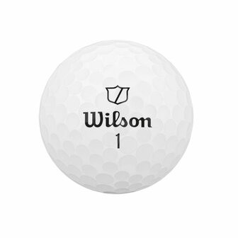 Balles de golf Wilson Staff Duo Soft TRK 360 blanches 2025