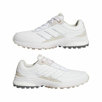 Adidas Zoysia Dames Golfschoenen Wit Aluminium