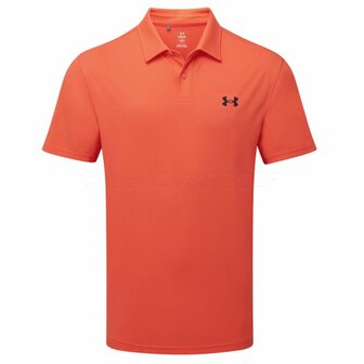 Under Armour T2G Printed-Polo Oranje