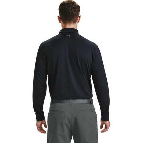 Under Armour Performance LS Polo Zwart