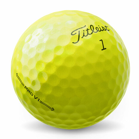 Titleist ProV1 Golfballen 2021 Geel