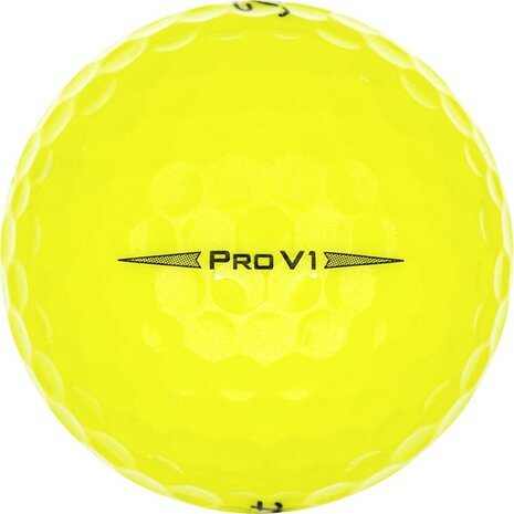 Golfballen Titleist ProV1 2023 Geel