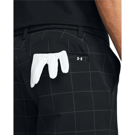 Under Armour Drive  Printed Taper Heren Short Zwart Grijs