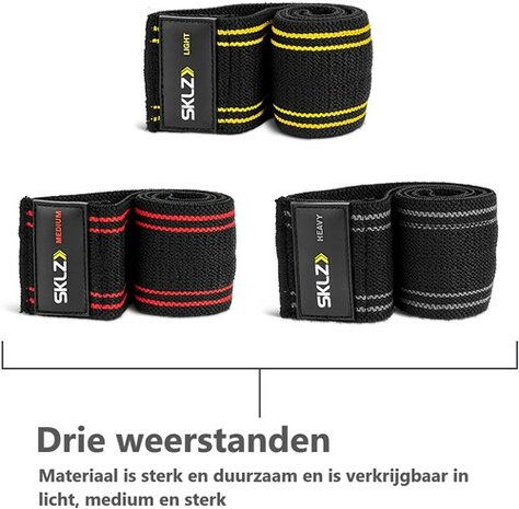 SKLZ Pro Knit Hip Mini band - Licht