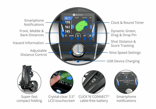 Motocaddy M5 GPS DHC Ultra Lithium 36 Holes