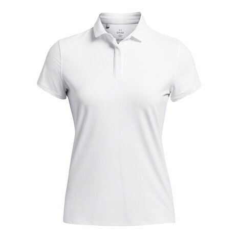 Dames Golfpolo Under Armour Iso-Chill SS Wit