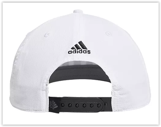 Golf Cap Adidas 3 Stripes Wit