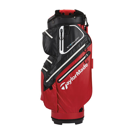 Taylormade TM23 Cartbag Storm Dry Waterproof Rood Zwart