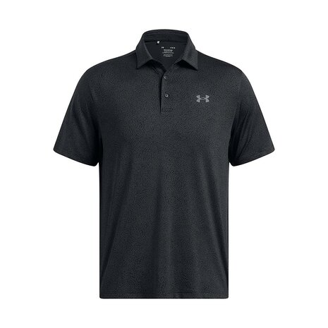 Under Armour Herren Playoff Golfpolo 3.0 Printed-Black Antracite