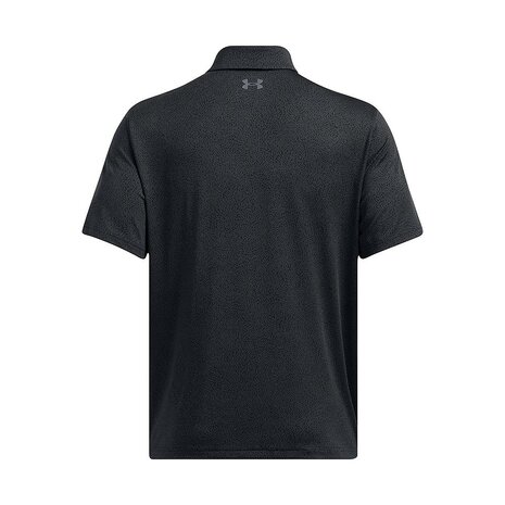 Under Armour Herren Playoff Golfpolo 3.0 Printed-Black Antracite