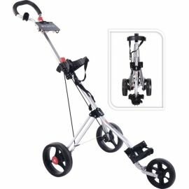 Fastfold Force 3 wheel Golf trolley Silver