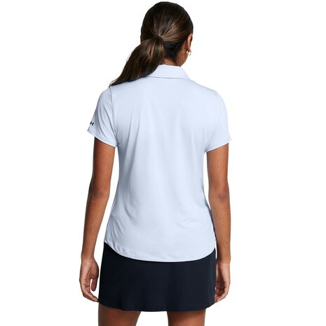 Under Armour Playoff Dames Polo Lichtblauw