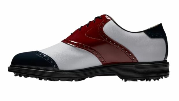 Footjoy Dryjoys Premiere Series Wilcox Wit Bruin Navy