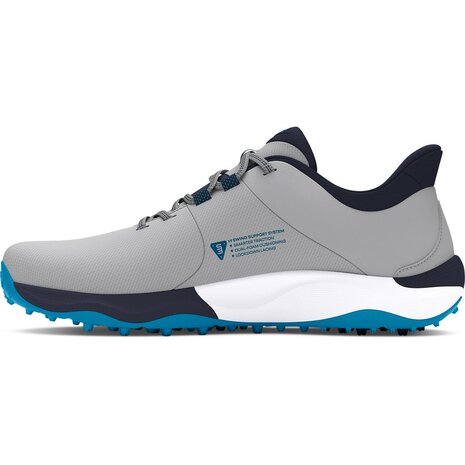 Golfschoenen Heren Under Armour Drive Pro SL Wide Grijs Blauw